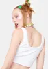 Bliss Way Back When Cropped Tank sold by Dolls Kill