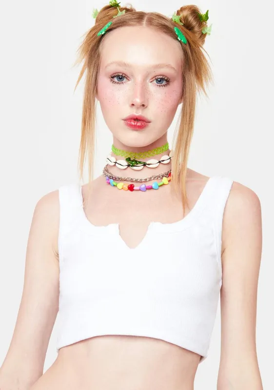 Bliss Way Back When Cropped Tank sold by Dolls Kill