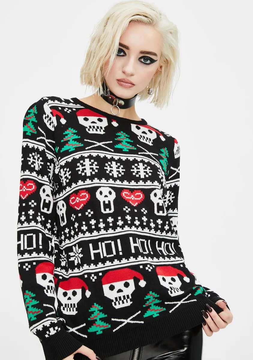 Ho Ho Ho Christmas Sweater sold by Dolls Kill