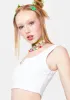 Bliss Way Back When Cropped Tank sold by Dolls Kill