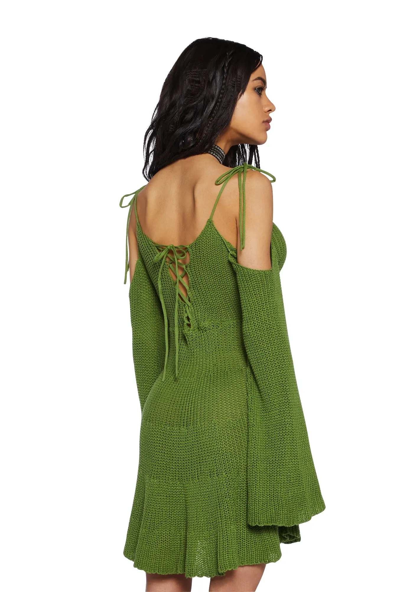 Enchanted Fairy Visit Mini Dress - Green sold by Dolls Kill product image thumbnail 2