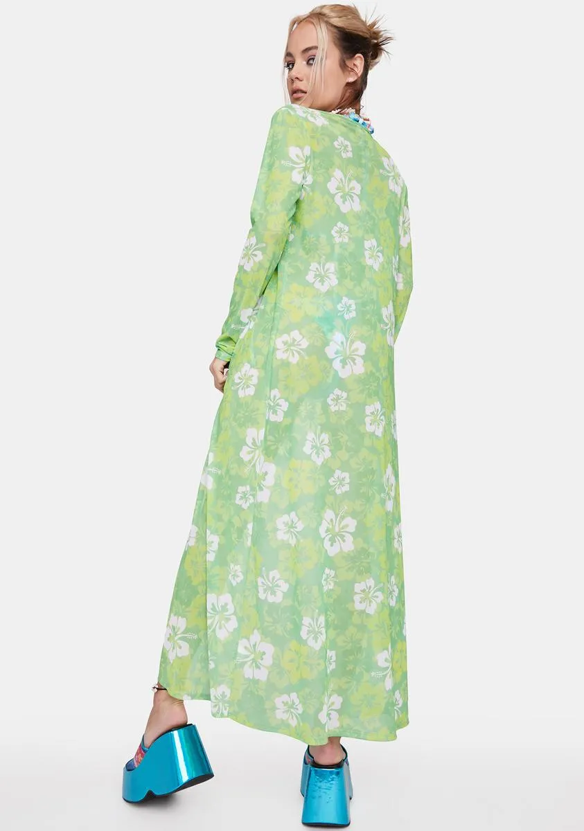 Lush Aloha State Print Duster sold by Dolls Kill product image thumbnail 4