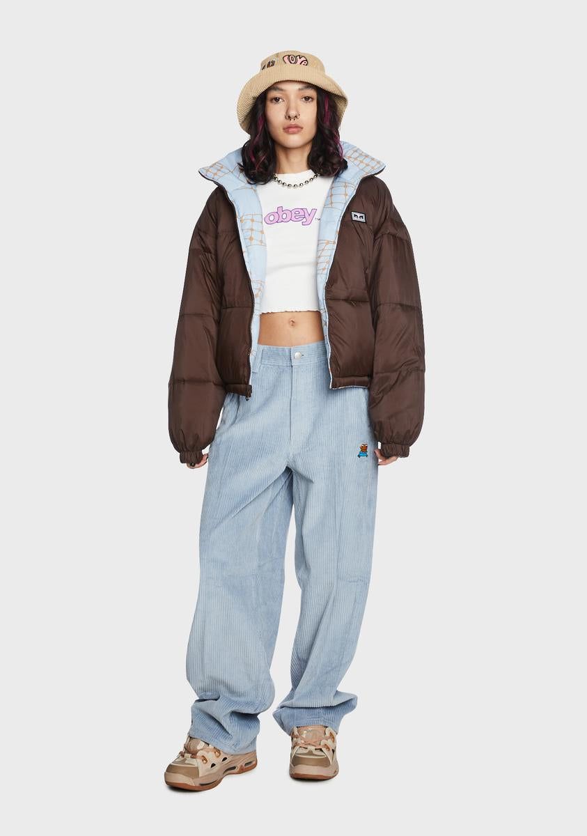 Obey Dino Type Cropped Emma Rib T-Shirt sold by Dolls Kill product image thumbnail 3