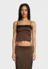 Satin Open Back Top sold by Dolls Kill