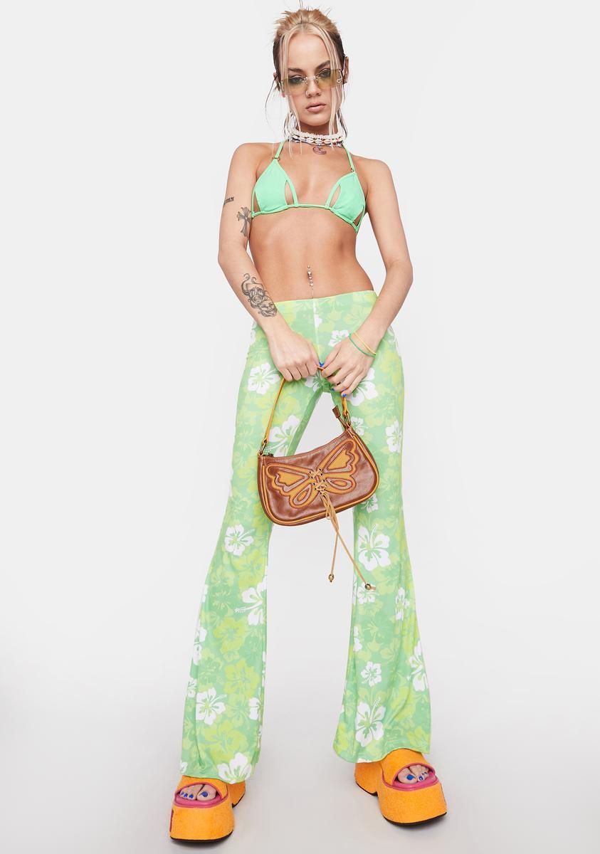 Lush Aloha State Flare Pants sold by Dolls Kill product image thumbnail 3