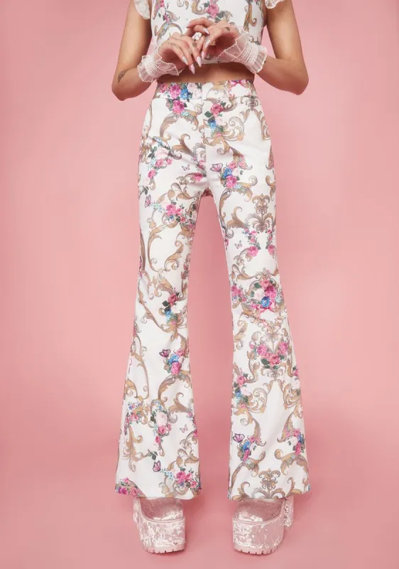 Luxe For Us Flare Pants sold by Dolls Kill