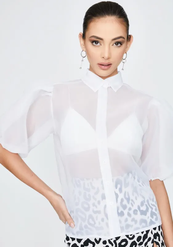 Maloney Sheer Blouse sold by Dolls Kill