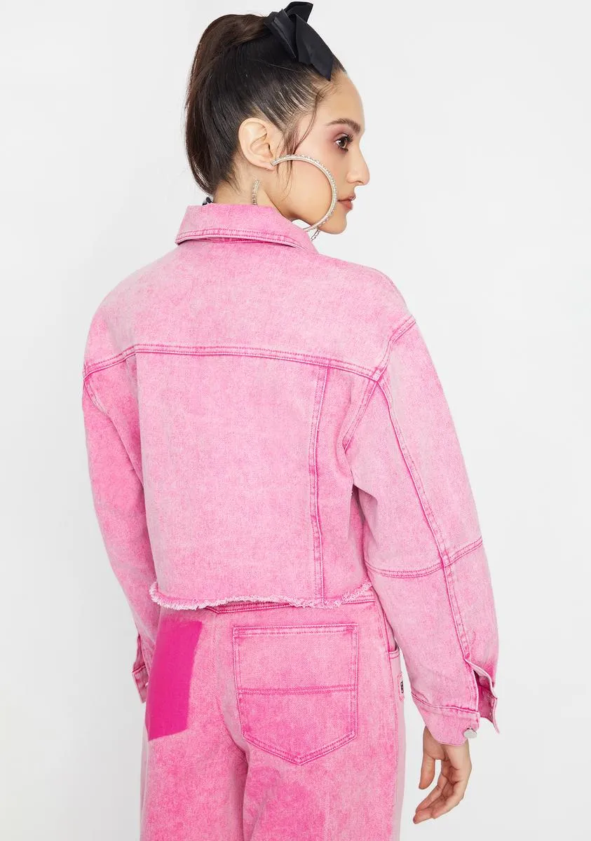 Link Up Denim Jacket sold by Dolls Kill product image thumbnail 4