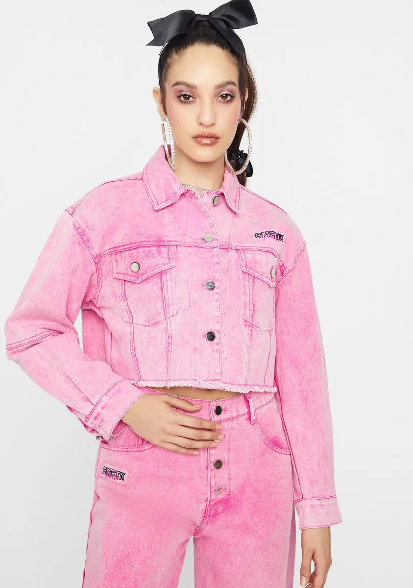 Link Up Denim Jacket sold by Dolls Kill