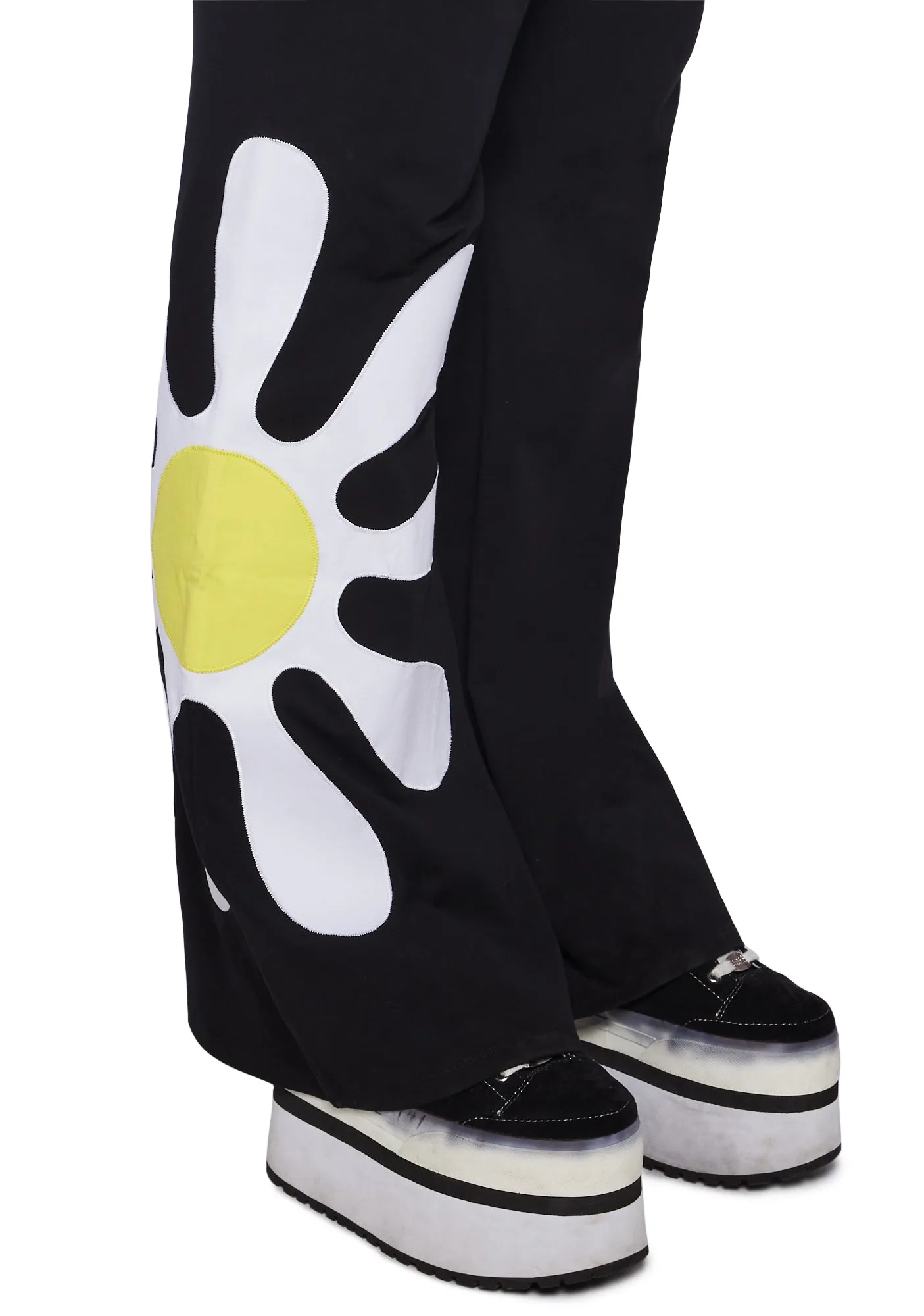 Plus Dazzle Blossom Thermal Flare Pants sold by Dolls Kill product image thumbnail 5