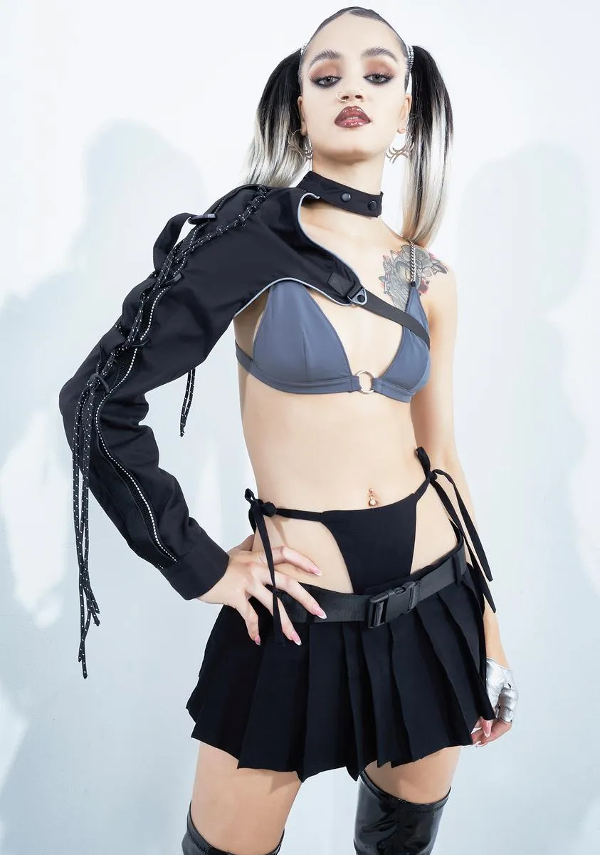 Viral Vixen Shoulder Harness Shrug sold by Dolls Kill