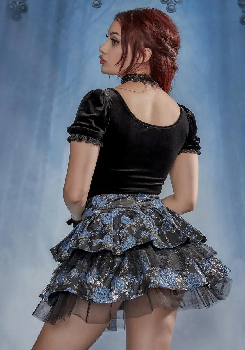 Bound For Eternity Puff Sleeve Top sold by Dolls Kill product image thumbnail 4