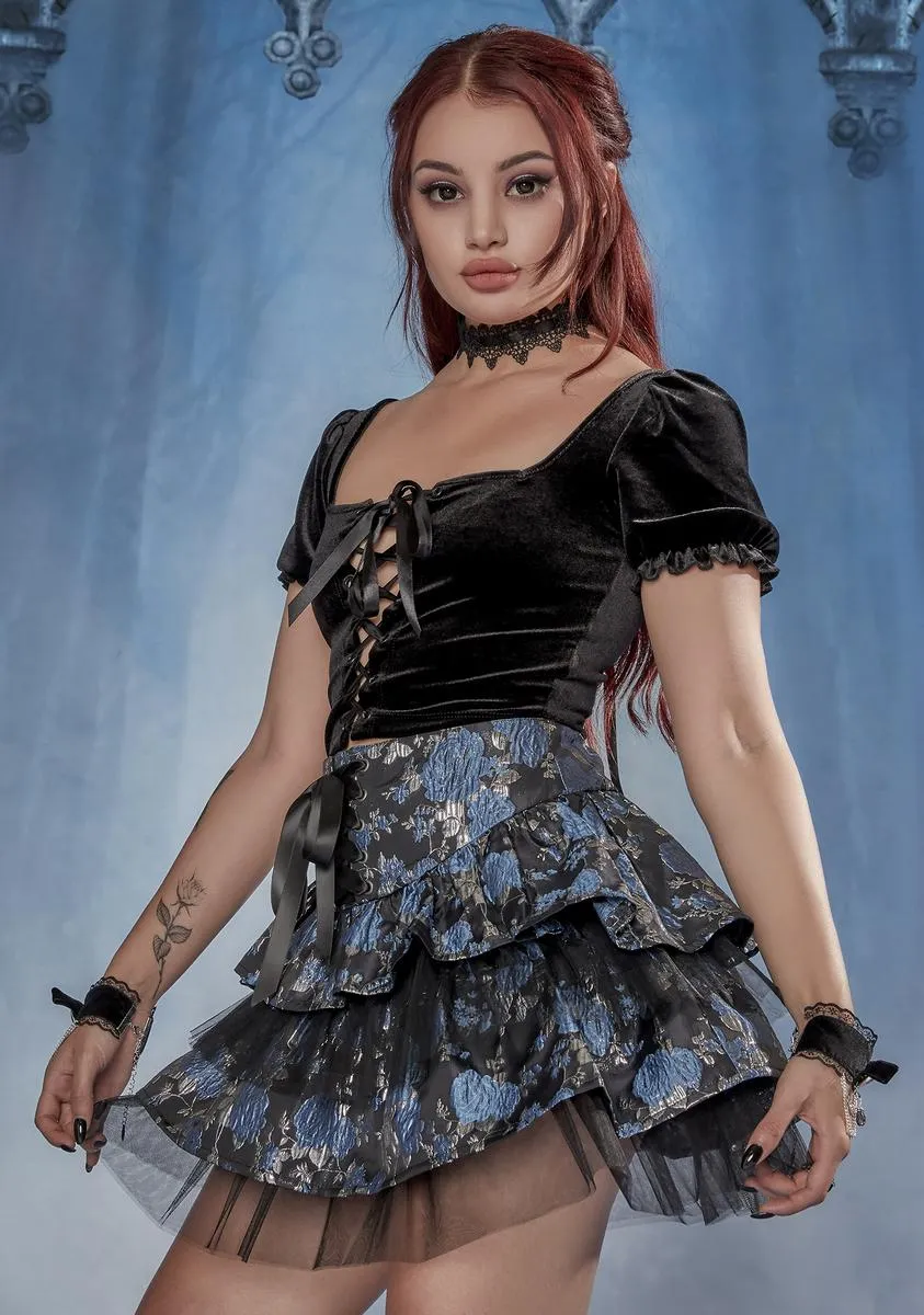 Bound For Eternity Puff Sleeve Top sold by Dolls Kill product image thumbnail 2