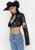 Drinks On Me Vegan Leather Jacket sold by Dolls Kill