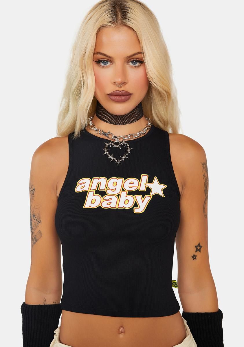 Angel Baby Tank Top sold by Dolls Kill