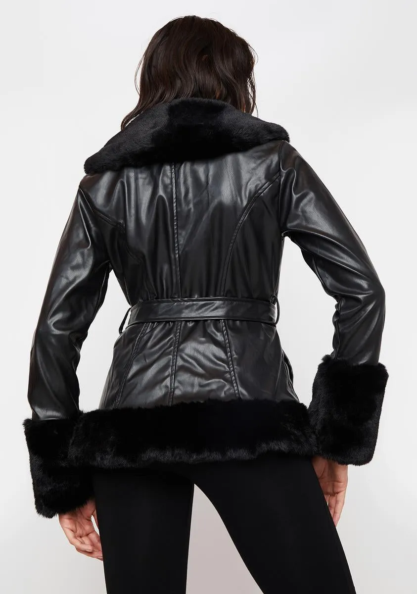 Noir You're So Fine Jacket sold by Dolls Kill product image thumbnail 4