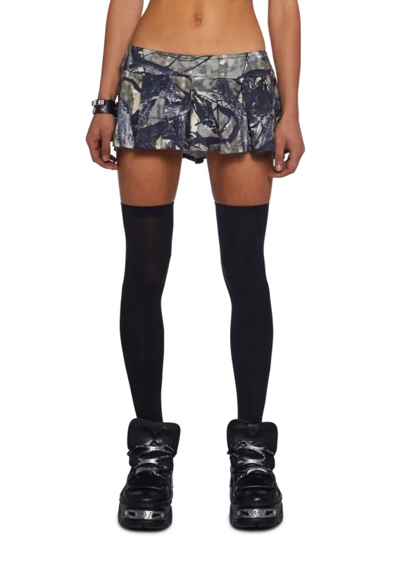 So Much Drama Micro Skort made by Dolls Kill