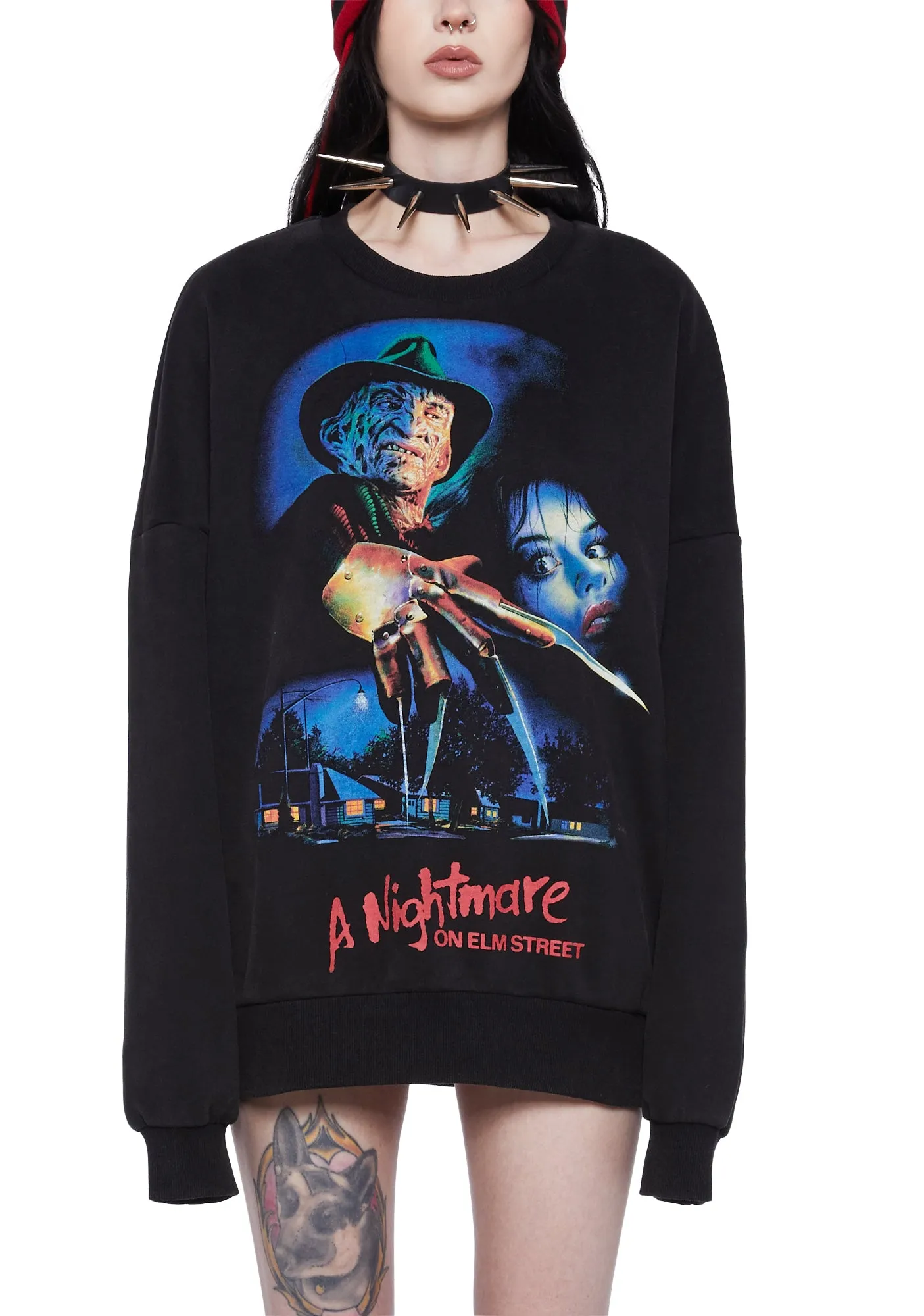 New Nightmares Oversized Sweatshirt sold by Dolls Kill product image thumbnail 5