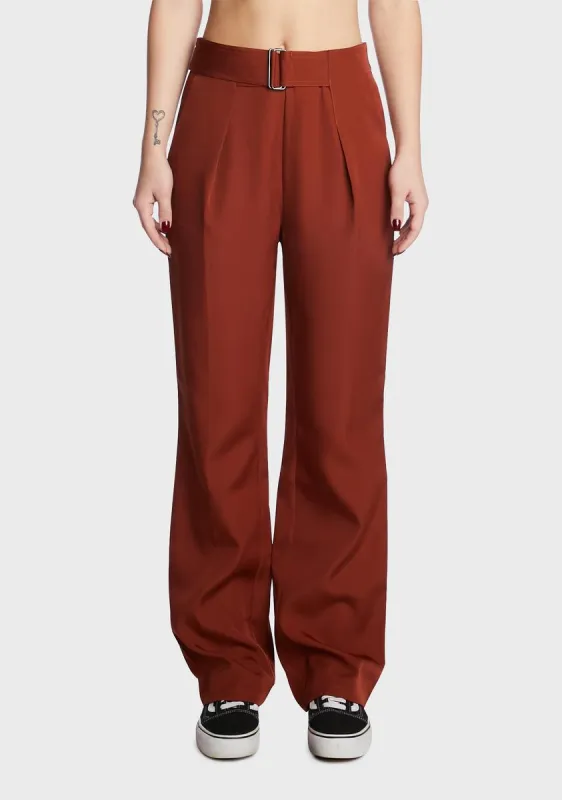 Signe Straight Leg Trousers sold by Dolls Kill