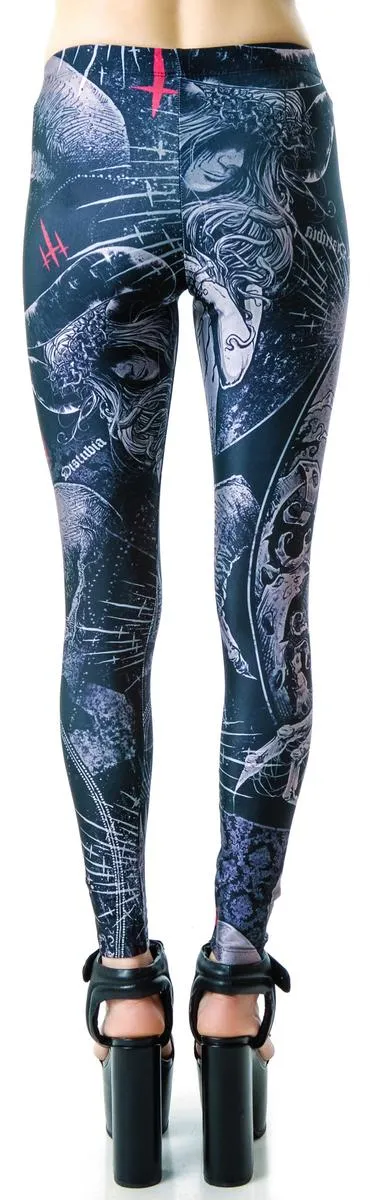 Skull Leggings sold by Dolls Kill product image thumbnail 4
