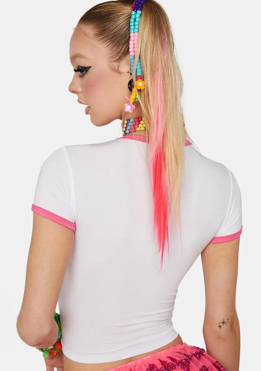 Girls Crop Tee sold by Dolls Kill product image thumbnail 4