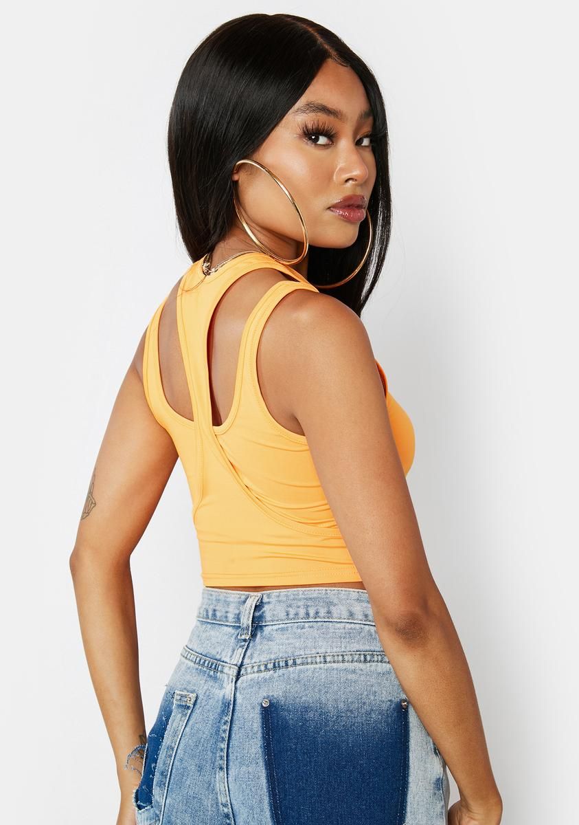 Juicy No Repeats Cutout Crop Tank sold by Dolls Kill product image thumbnail 4