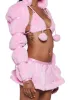 Abominable Doll Costume Set - Pink sold by Dolls Kill