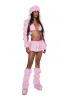 Abominable Doll Costume Set - Pink sold by Dolls Kill
