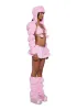 Abominable Doll Costume Set - Pink sold by Dolls Kill