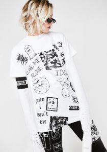 Leave Me Alone Tee sold by Dolls Kill