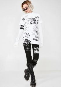 Leave Me Alone Tee sold by Dolls Kill