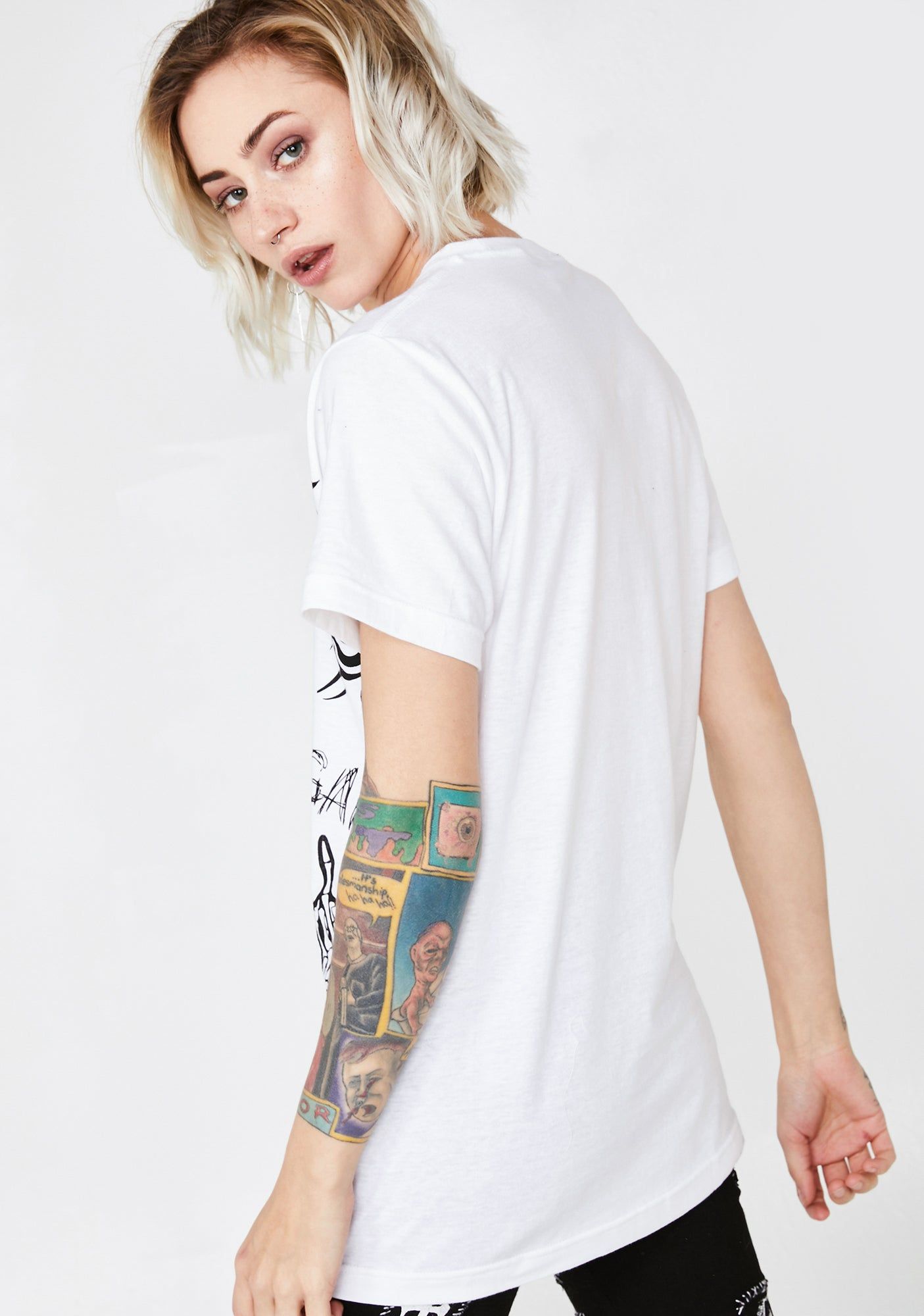 Leave Me Alone Tee sold by Dolls Kill product image thumbnail 4