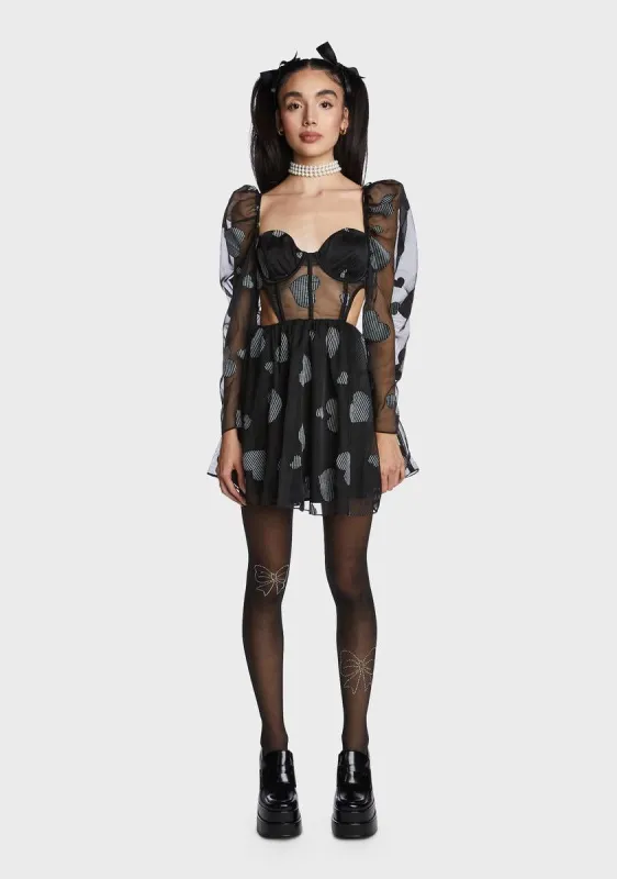 Crepe Pink Tarkip Crop Top sold by Dolls Kill