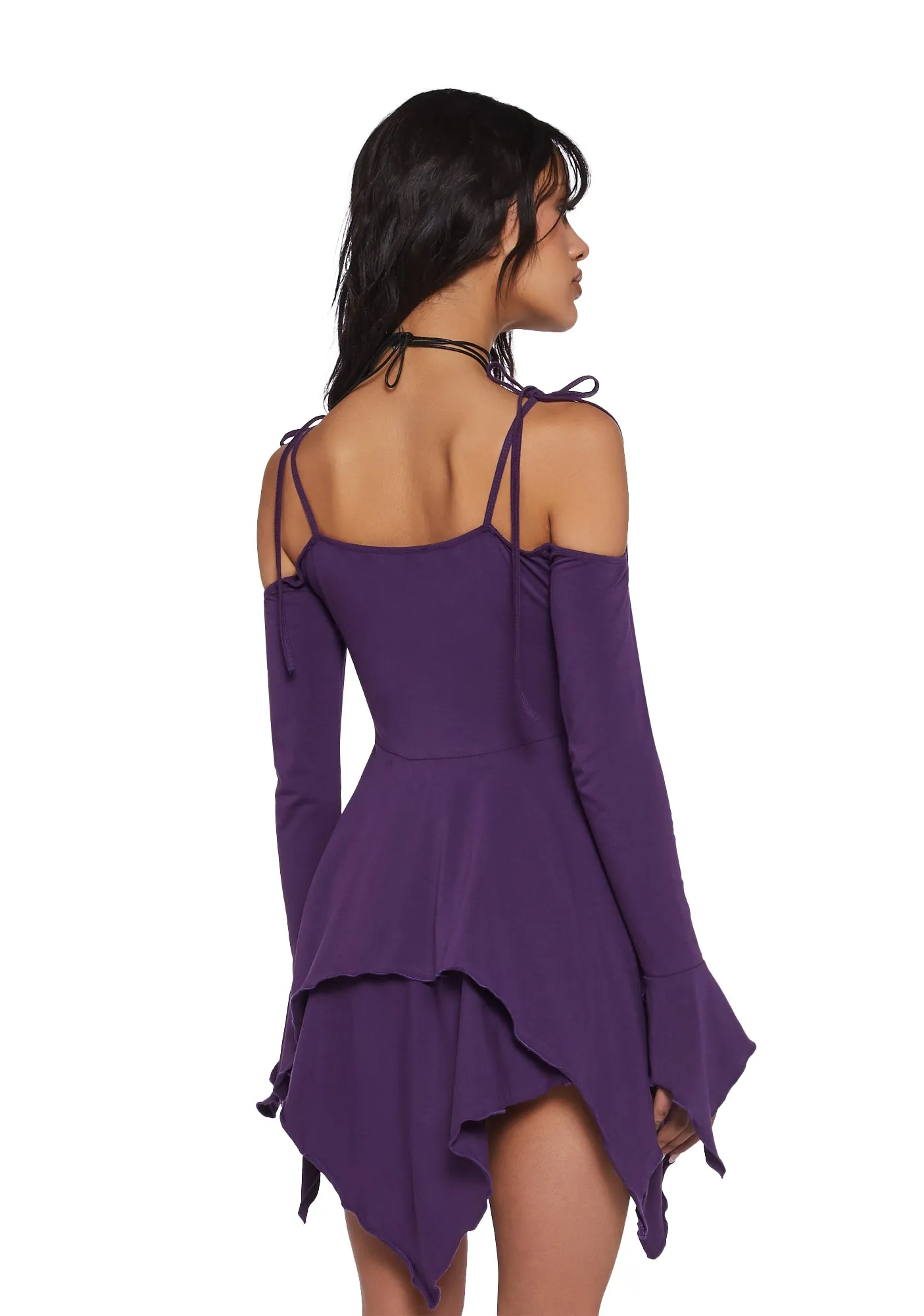 F is For Fairies Handkerchief Dress - Violet sold by Dolls Kill product image thumbnail 4