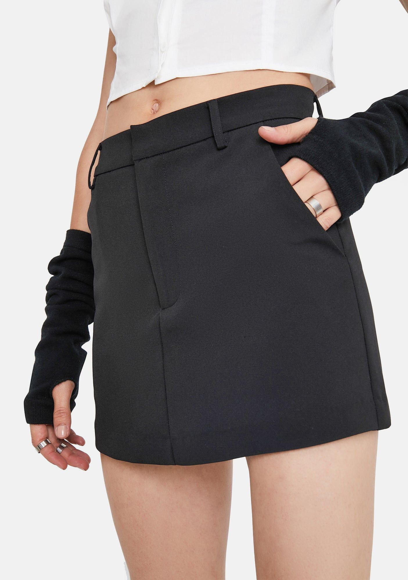 Tailored To You Mini Skort sold by Dolls Kill
