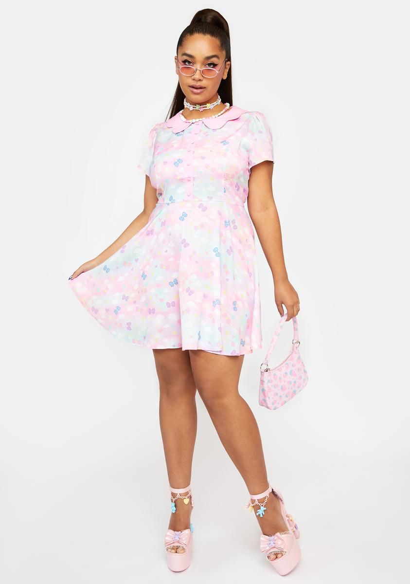 Plus Wrapped Up In You Mini Dress sold by Dolls Kill product image thumbnail 3