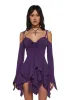 F is For Fairies Handkerchief Dress - Violet sold by Dolls Kill