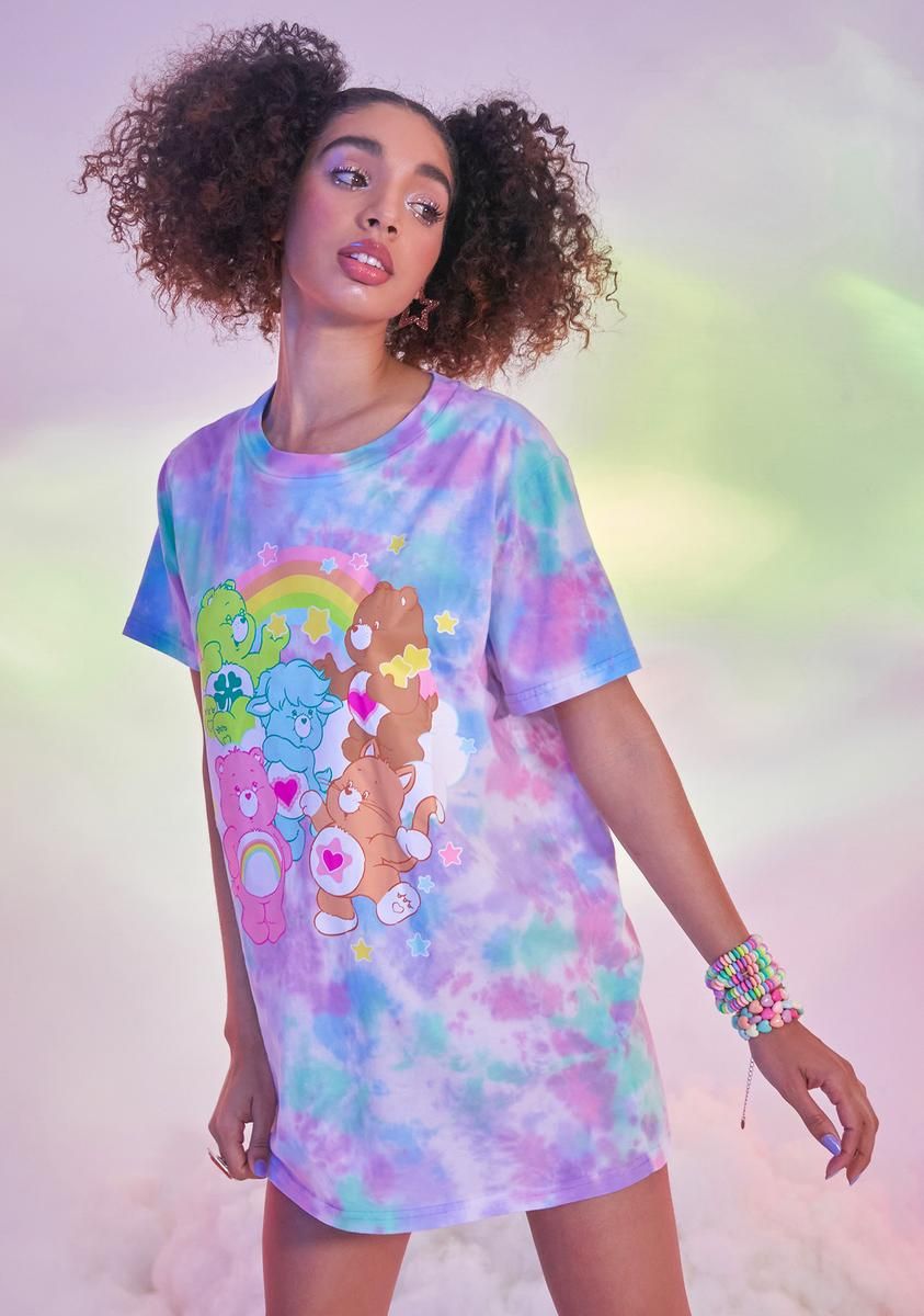 L.U.V Luv You Tie Dye Graphic Tee sold by Dolls Kill product image thumbnail 2