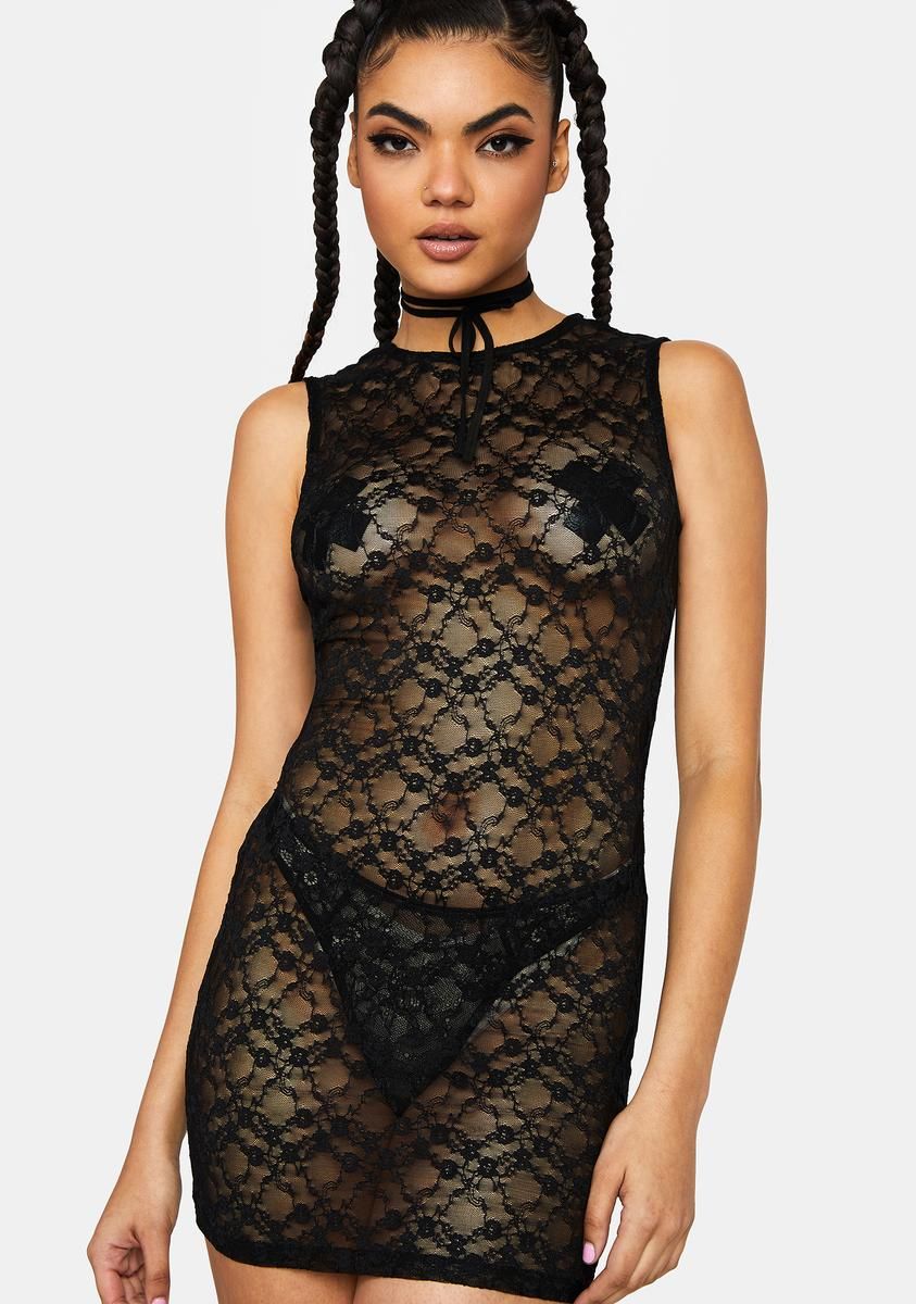 Cupid Lace Mini Dress sold by Dolls Kill