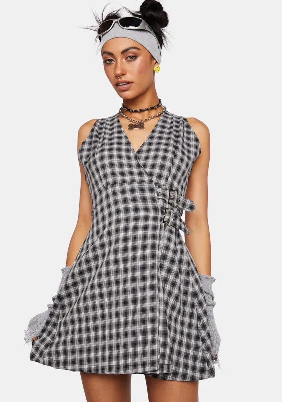 Plaid Mini Dress sold by Dolls Kill