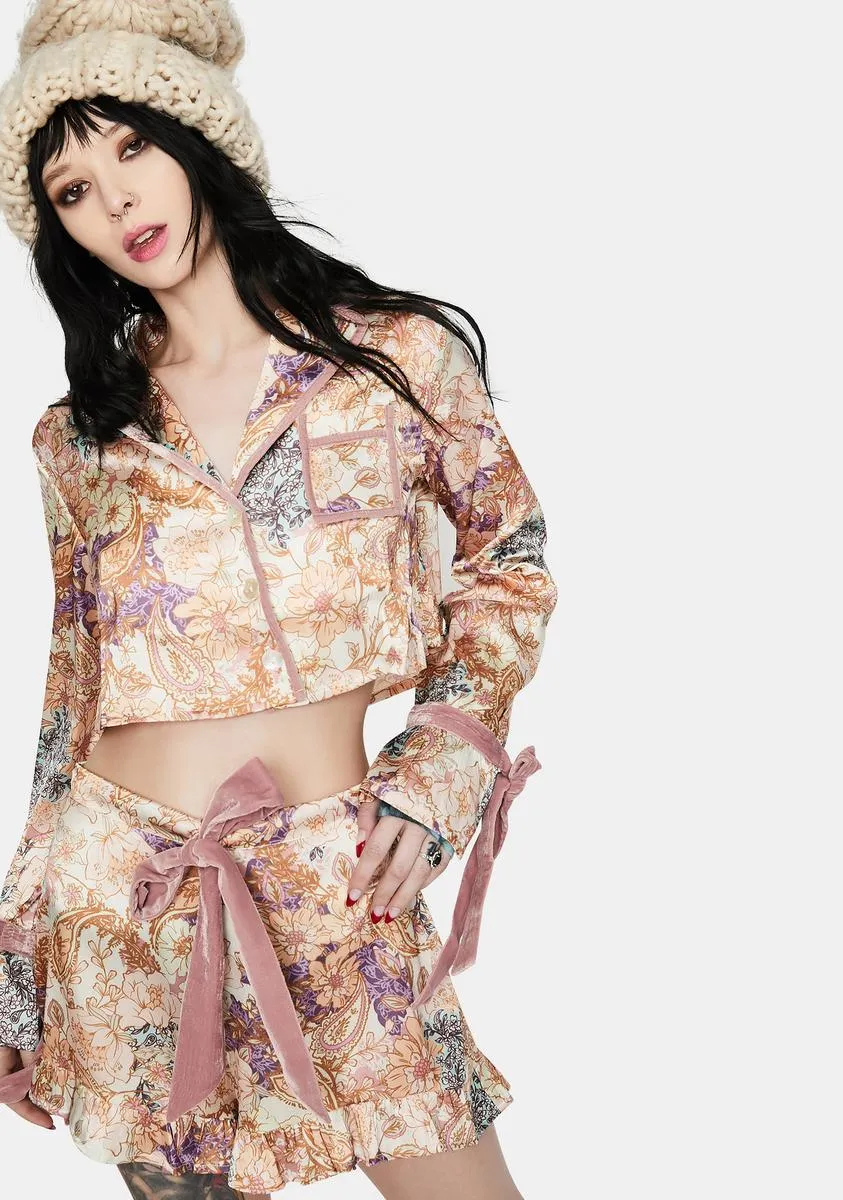 Luna PJ Blouse sold by Dolls Kill