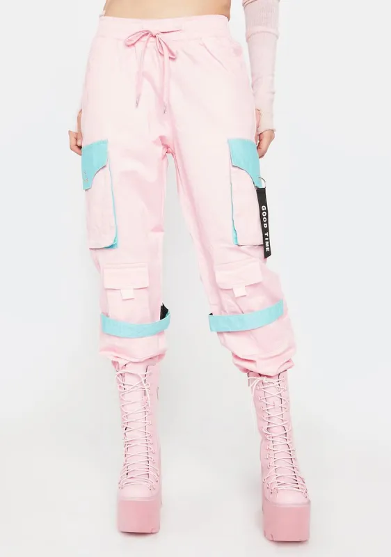 Hold My Stuff Cargo Joggers sold by Dolls Kill