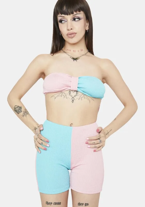 Candy Throw Some Shade Short Set sold by Dolls Kill