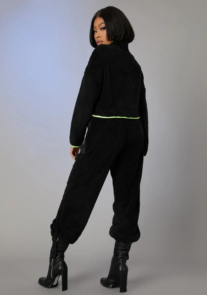 None Of Ur Business Teddy Joggers sold by Dolls Kill product image thumbnail 4