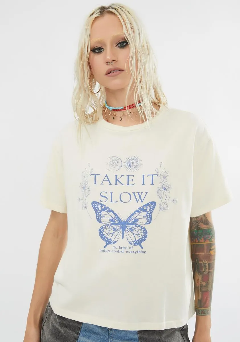 Take It Slow Graphic Tee sold by Dolls Kill