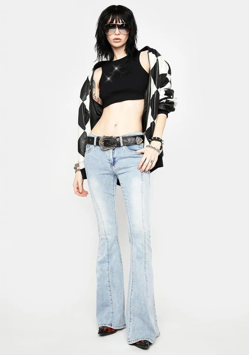 Flash Pic Rhinestone Tank Top sold by Dolls Kill product image thumbnail 4