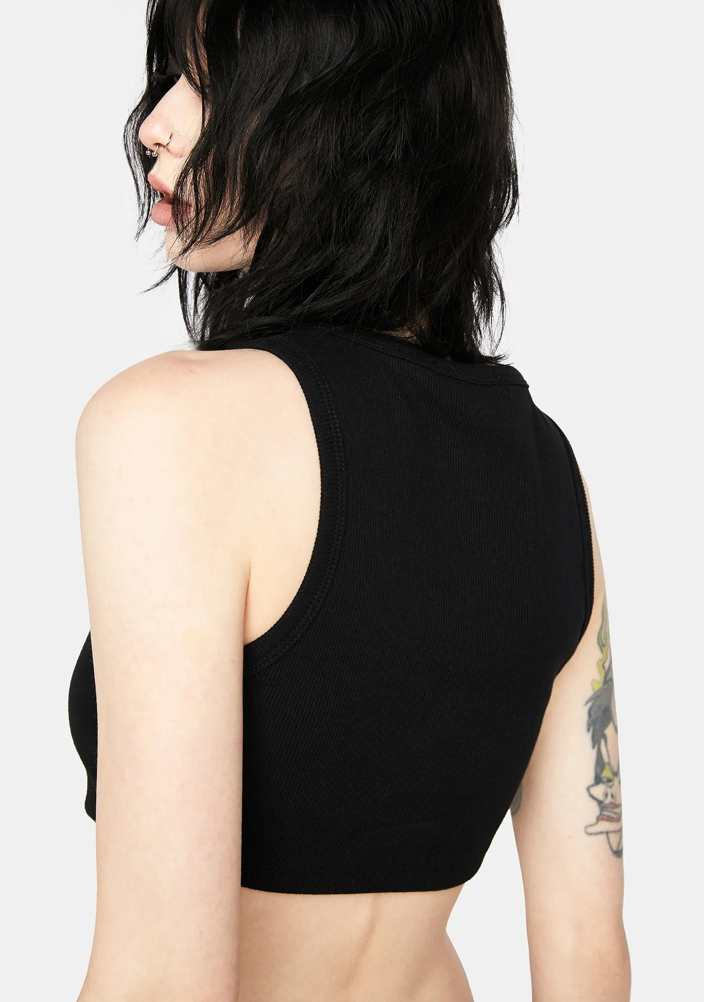 Flash Pic Rhinestone Tank Top sold by Dolls Kill product image thumbnail 5