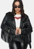 Plus Fringe Moto Jacket sold by Dolls Kill