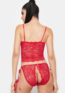 Stay Overnight Lingerie Set sold by Dolls Kill