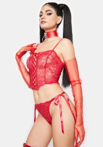 Stay Overnight Lingerie Set sold by Dolls Kill